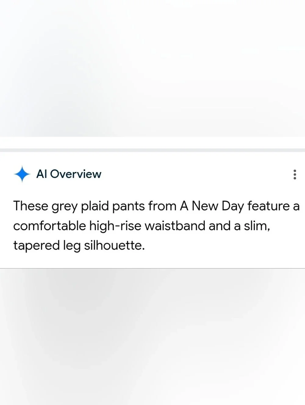 NWT A New Day 22W Light Gray Plaid Slim Tailored Ankle Pants CY-3862